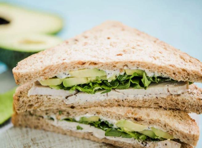 Avocado Chicken Salad Sandwich