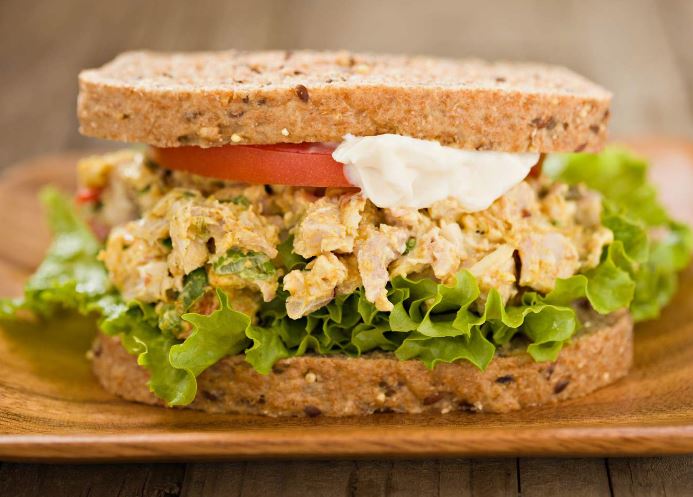 Curried Chicken Salad Sandwich