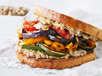 4. Grilled Veggie Sandwich