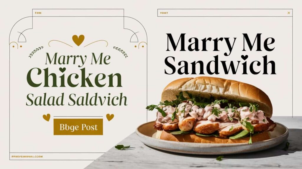 Marry Me Chicken Chopped Salad Sandwich