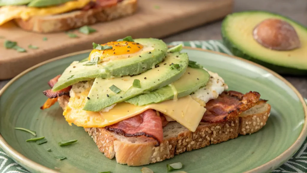 Avocado Toast Meets Breakfast Sandwich