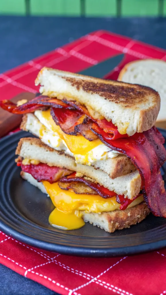 Bacon, Egg, and Cheddar Delight: The Ultimate Breakfast Sandwich