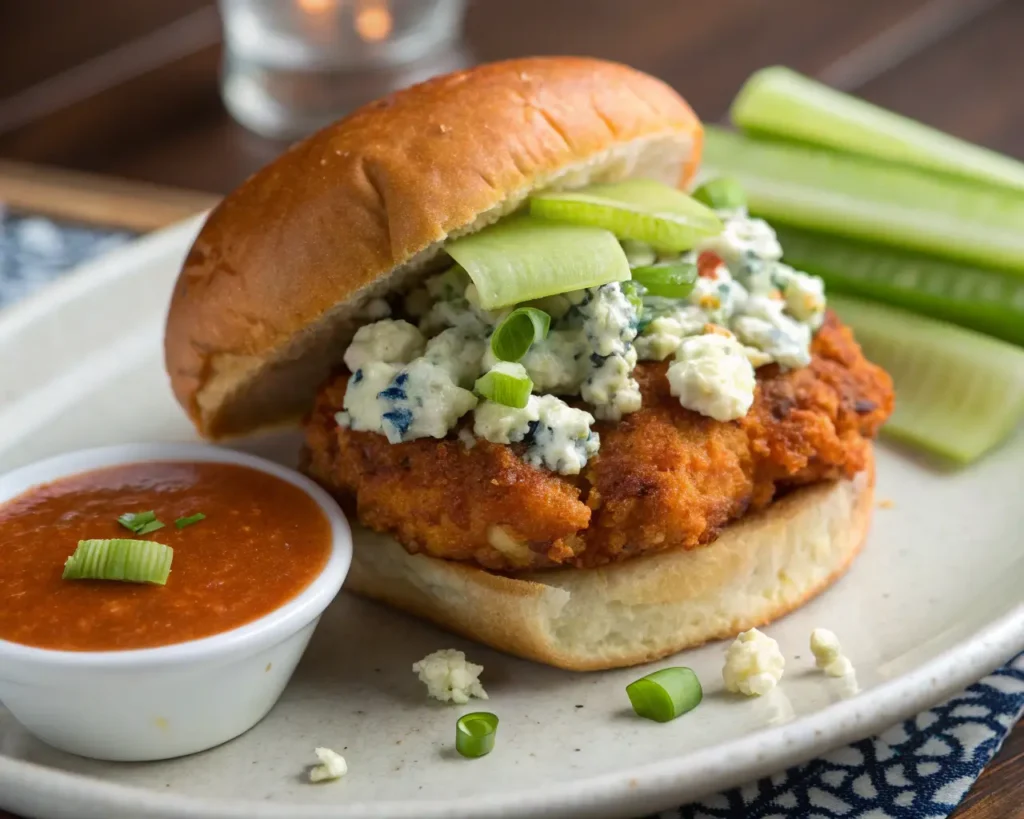 4. Buffalo Chicken & Blue Cheese Slider