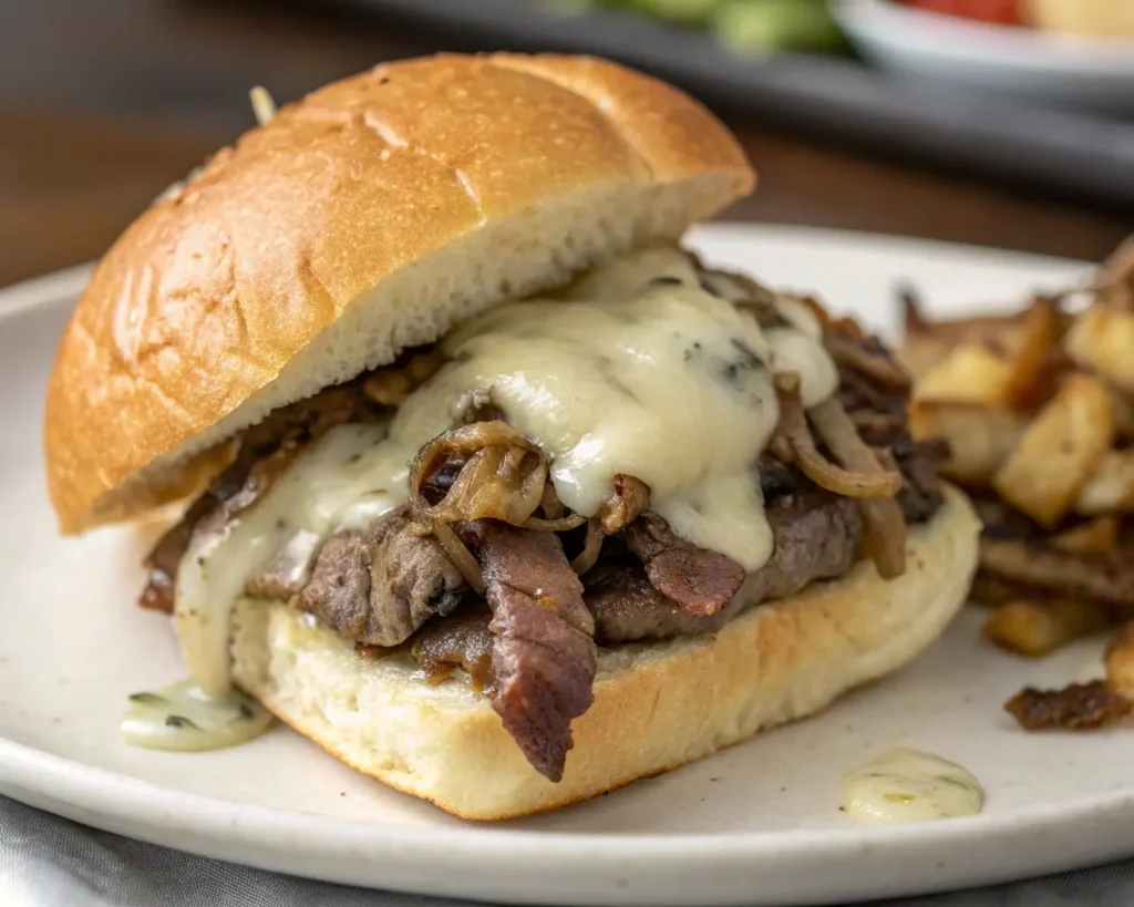 7. Philly Cheesesteak Slider